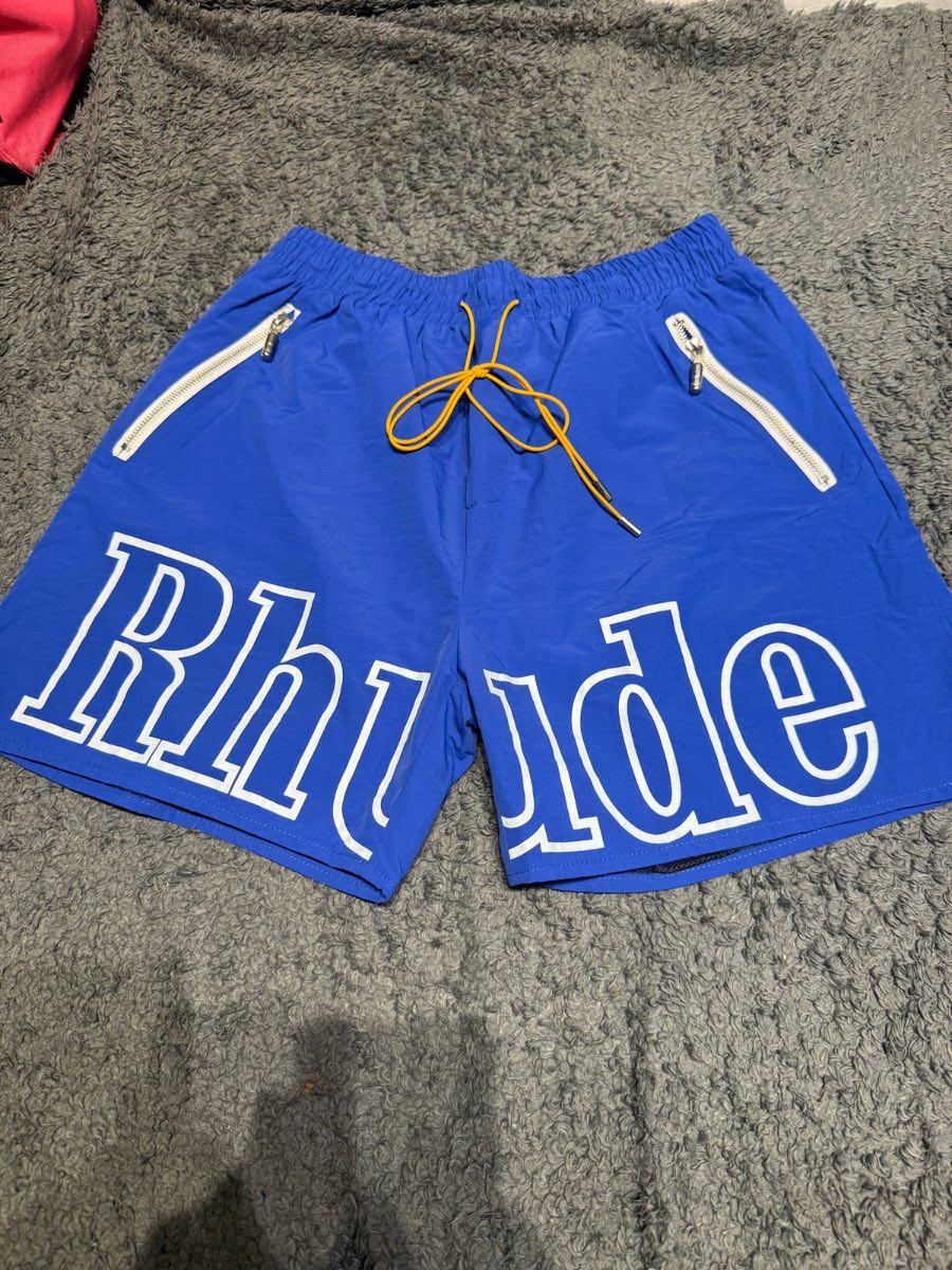 Blue shorts size L