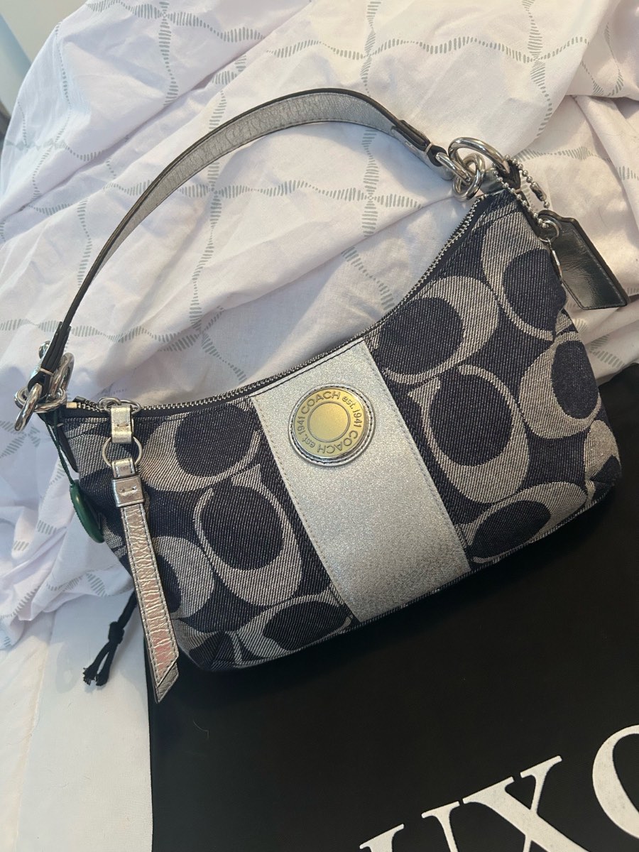 Coach denim bag