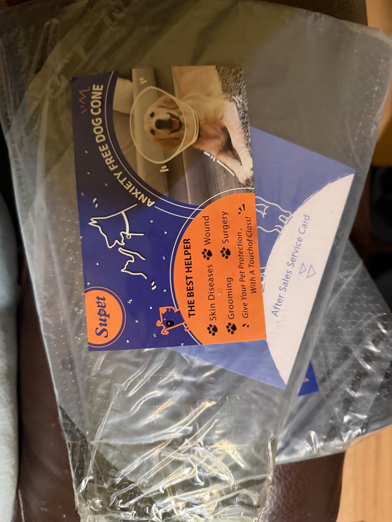 Anxiety dog. Collar new sealed