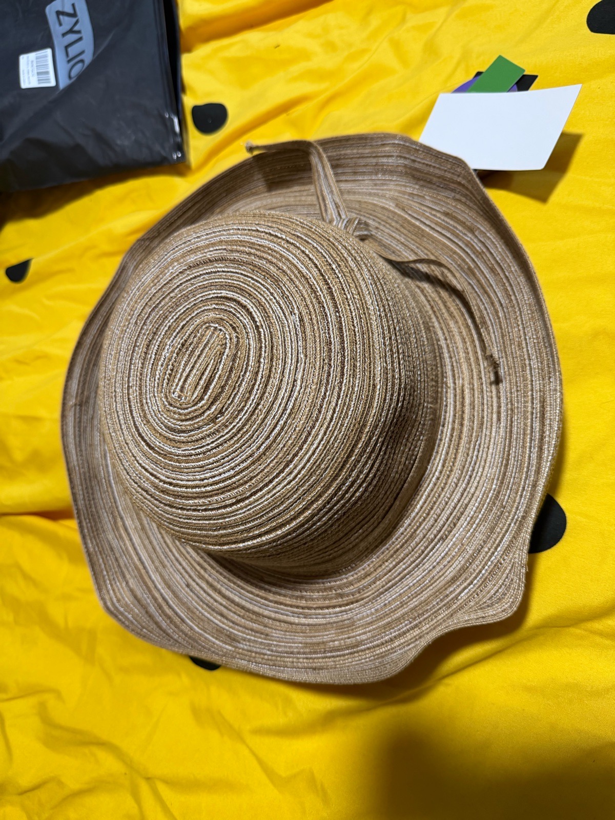 Panama summer sun hat foldsble