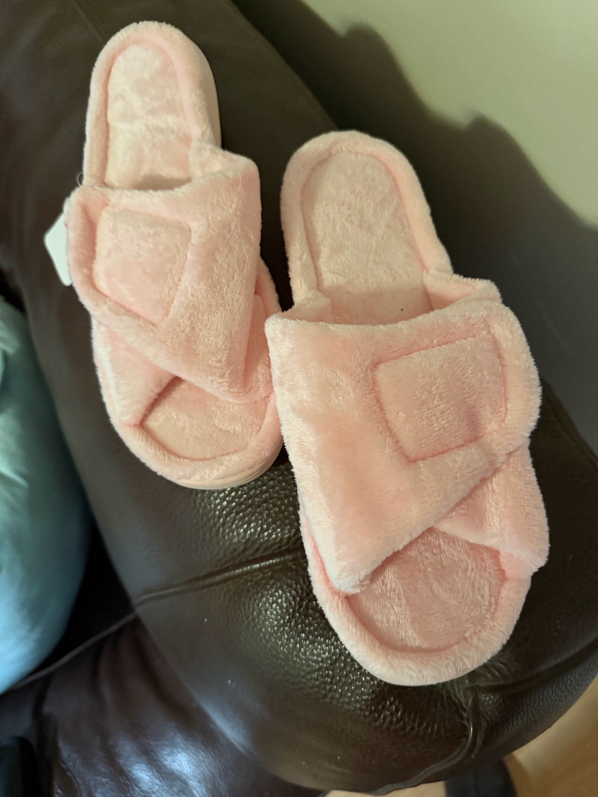 Diabetic slippers blush pink arch support 7-8