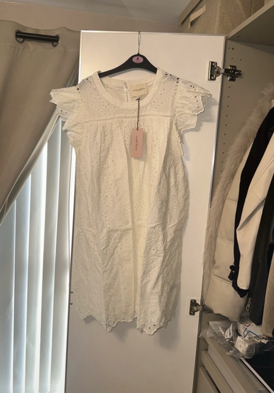 Laura ashley size small beach dress/ bikini cover up dress