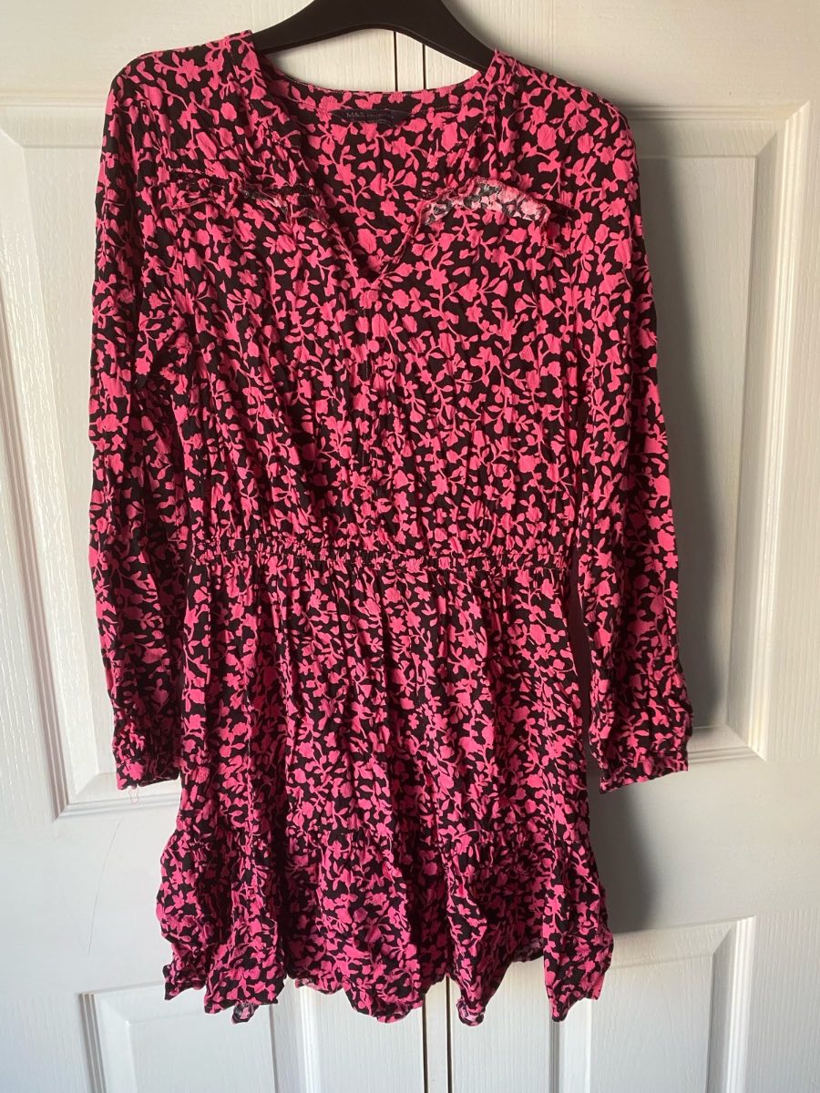 Size 10 pink/Black Dress