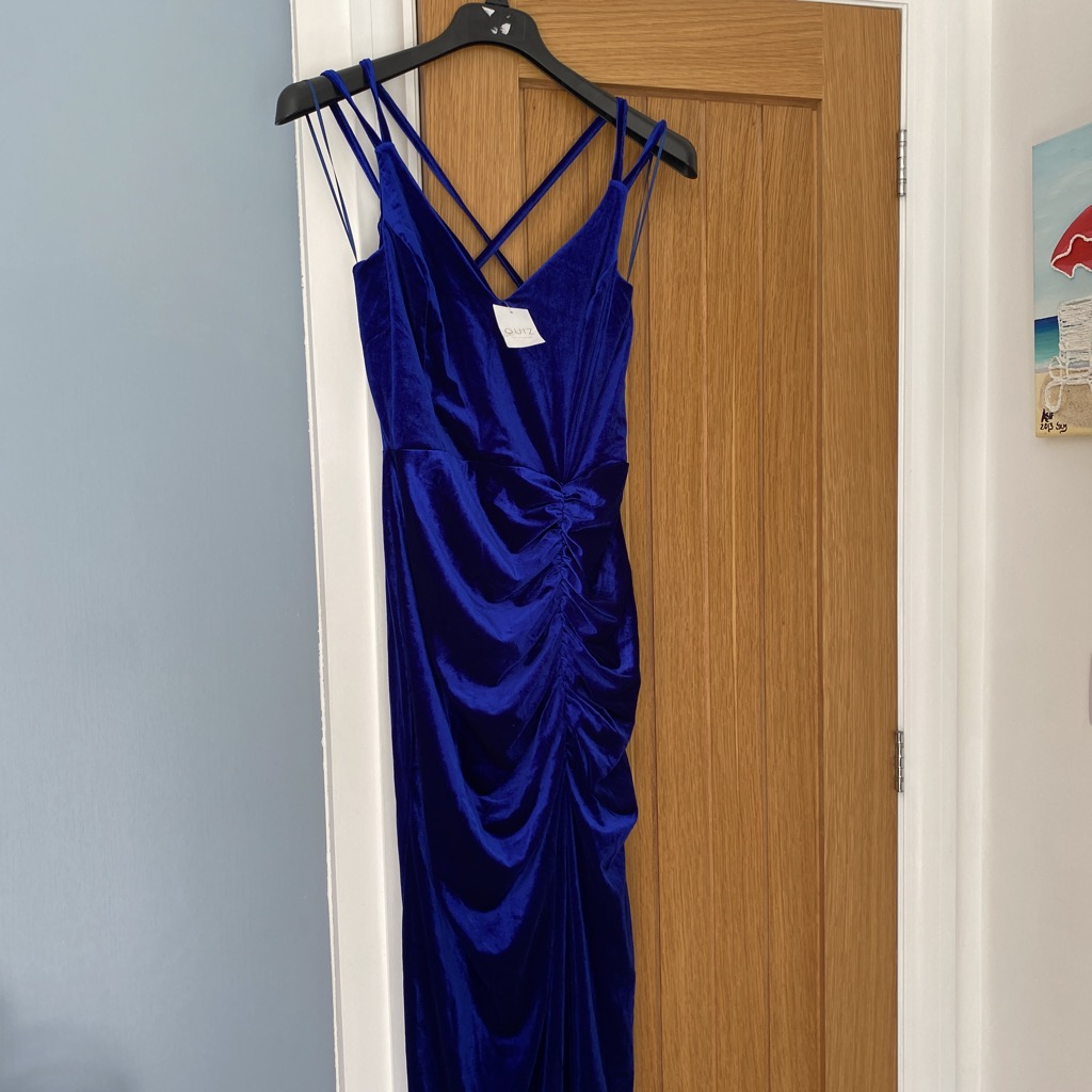 Brand new Quiz Royal Blue Prom/Occasion Dress size 12