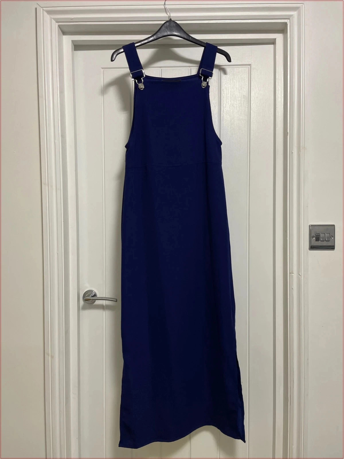 Dorothy Perkins blue dungaree maxi dress