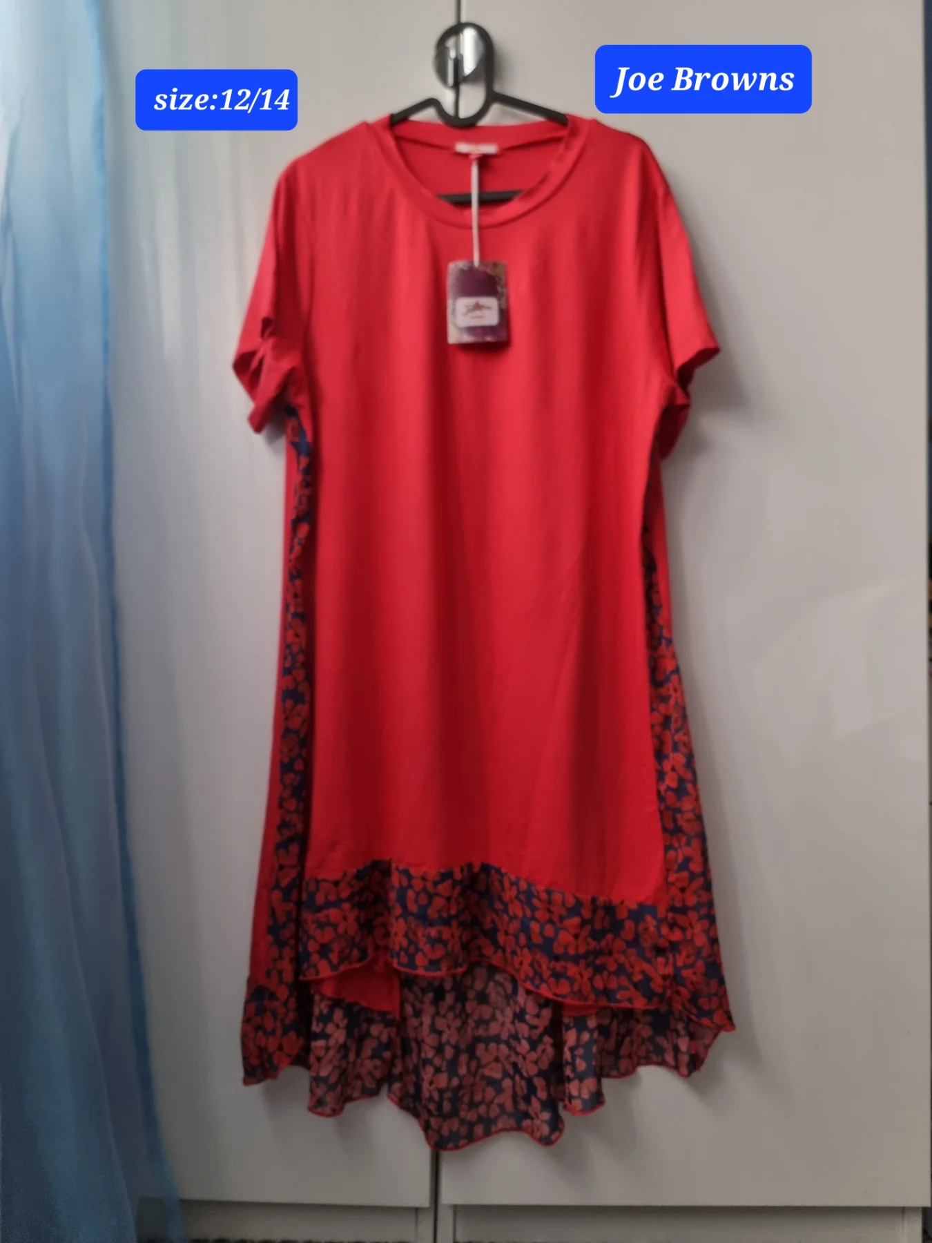 BNWT Joe Brown short sleeve dress,size 14