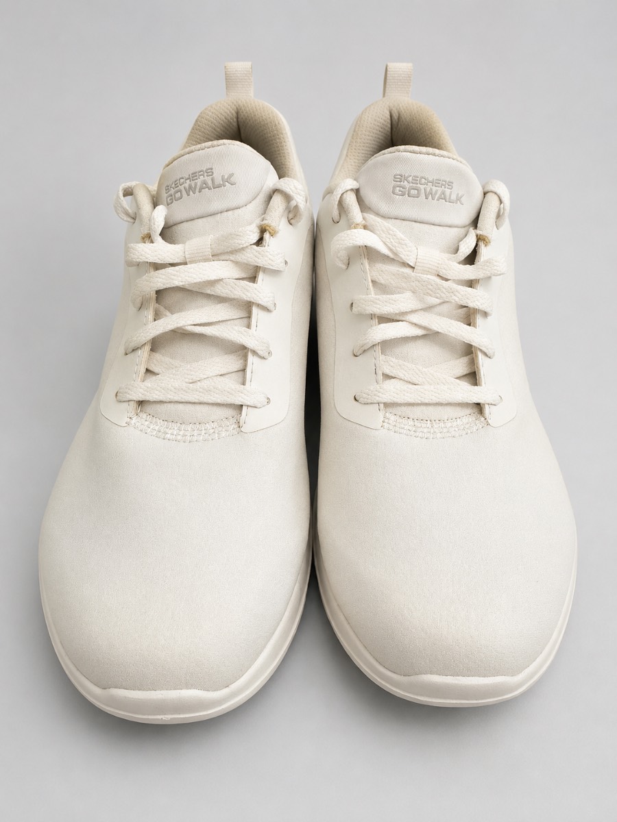 Women’s Skechers GOwalk White Lace Up Trainers UK 5 Shoes