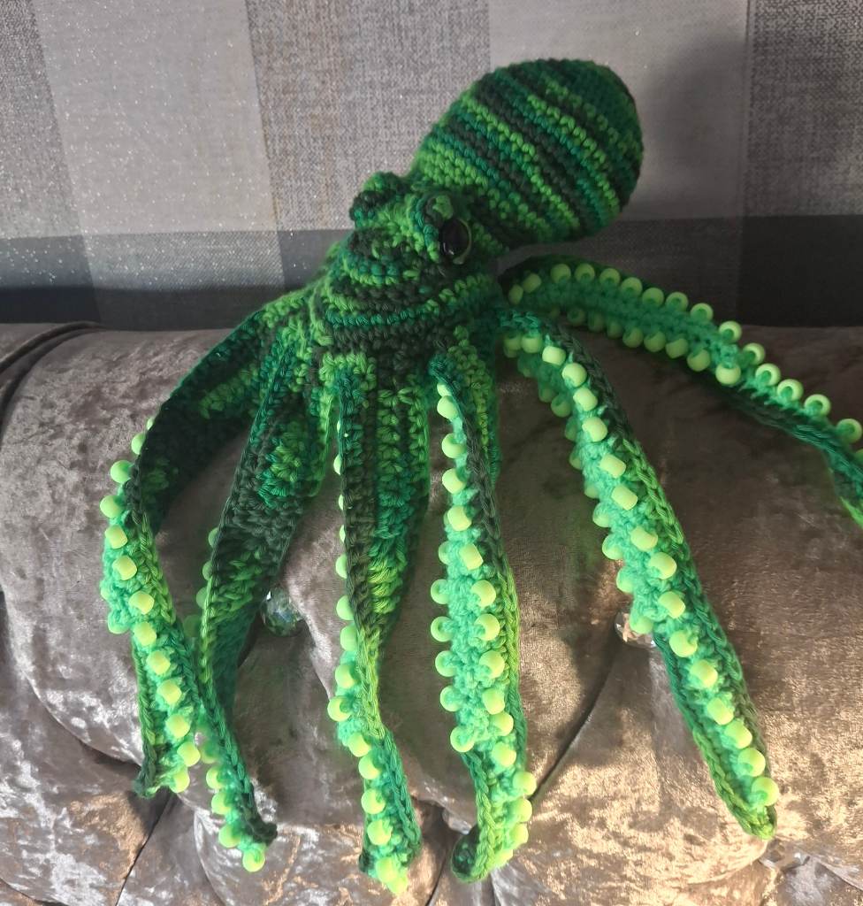 Green sensory weighted octopus