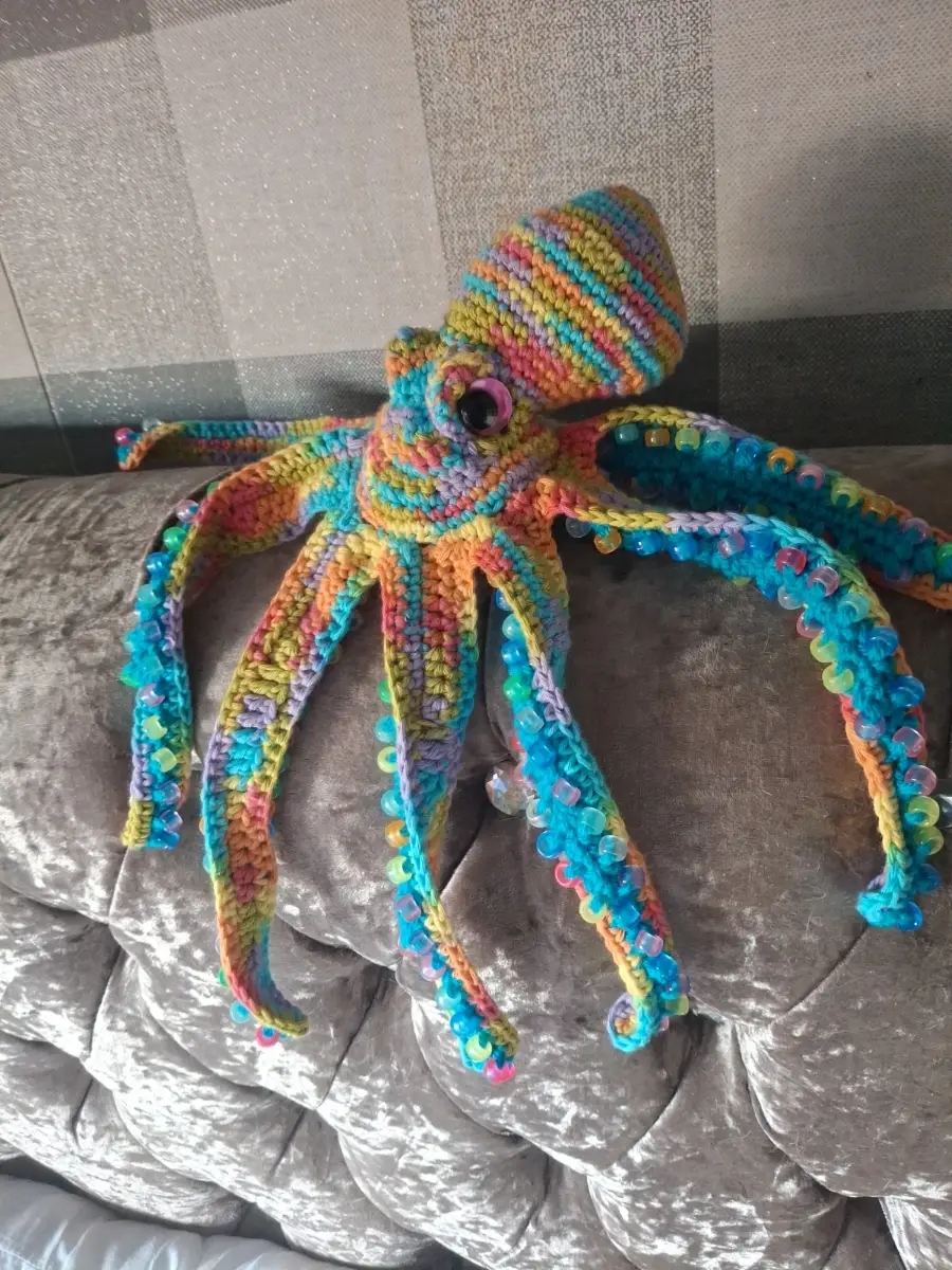 rainbow weighted sensory octopus