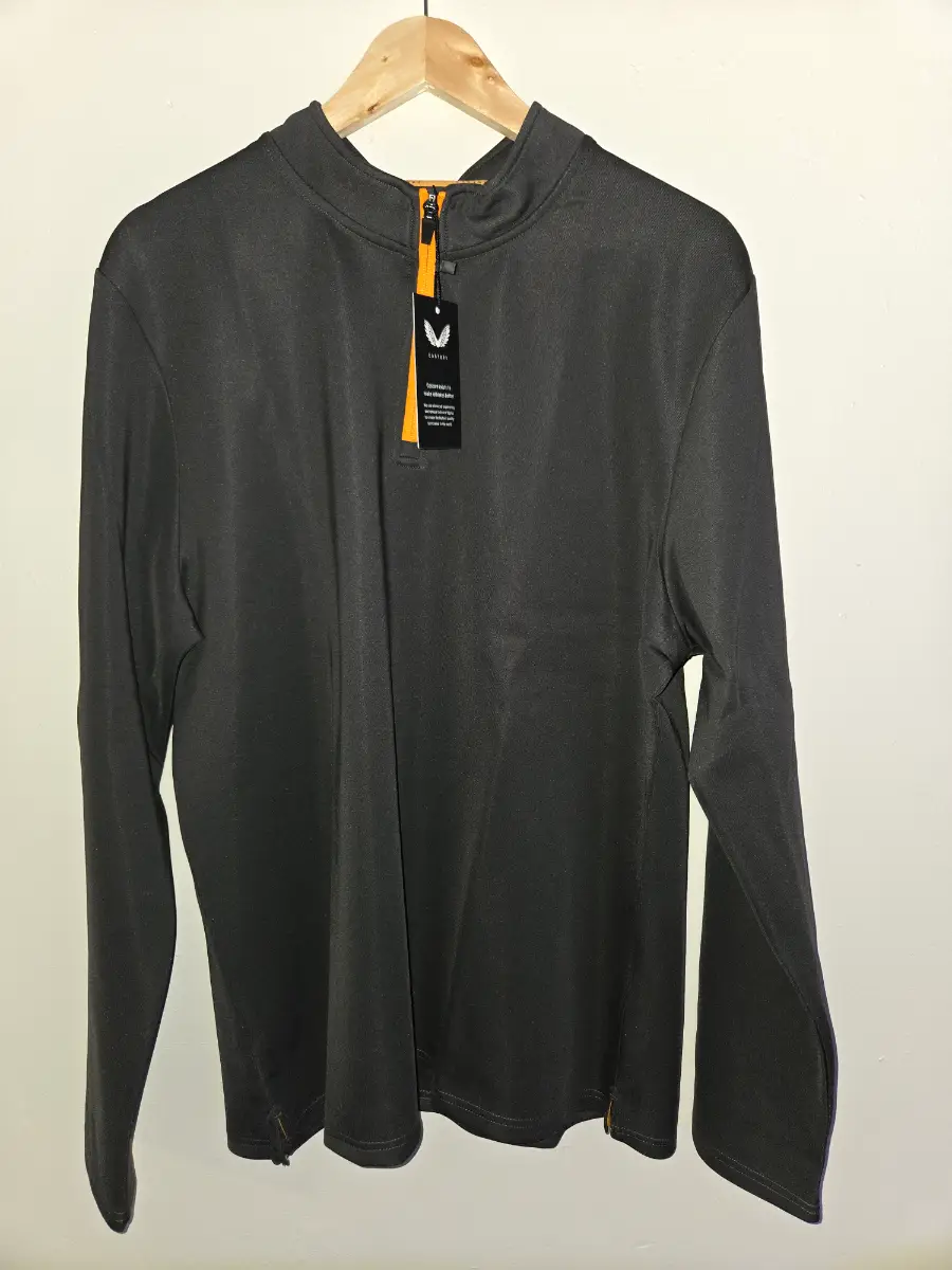 Castore F1 1/4 zip top Mclaren colours