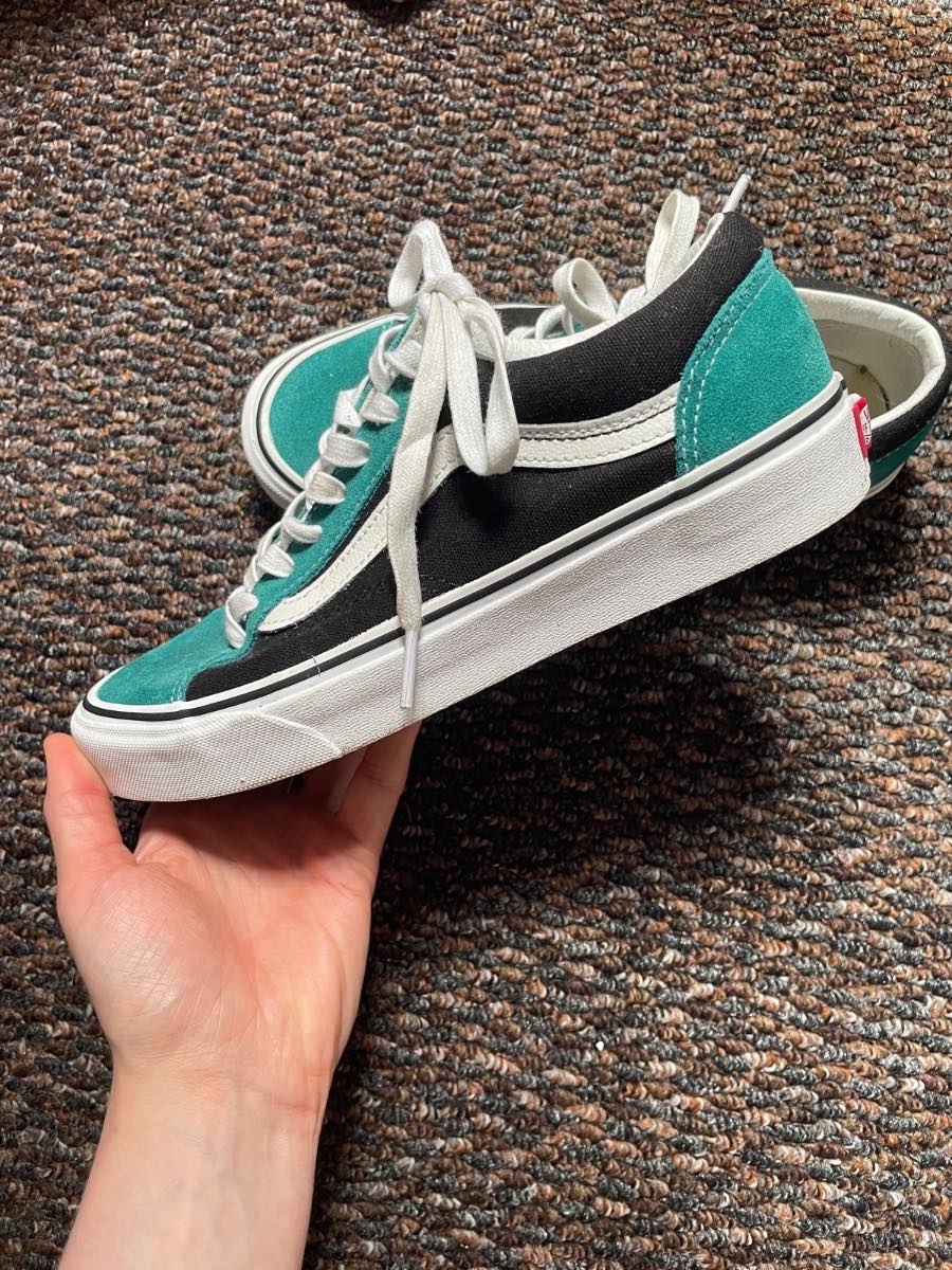 Vans Style 36 Retro Sneakers – Black & Tidepool Teal / Turquoise