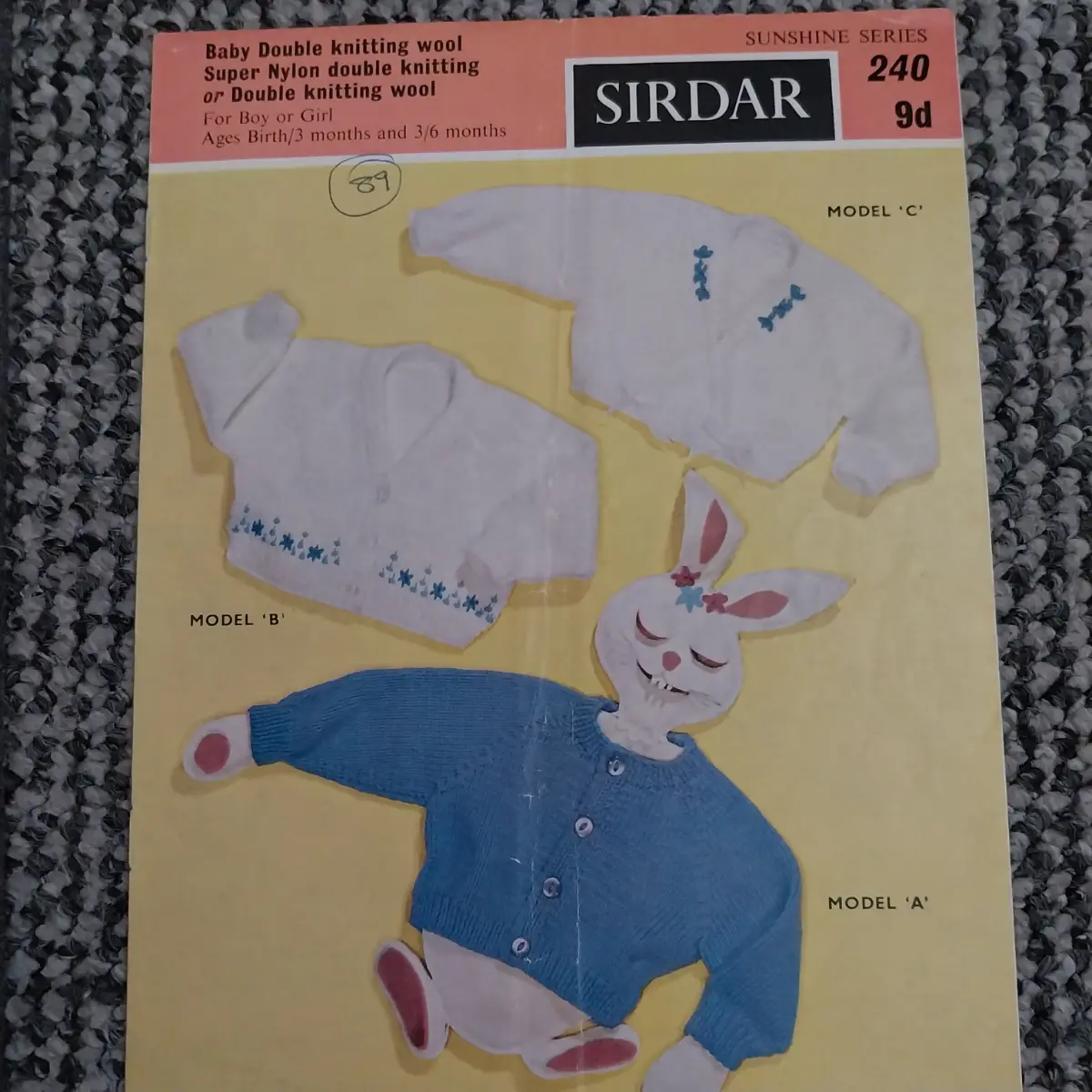 Knitting pattern for cardigans pattern 240