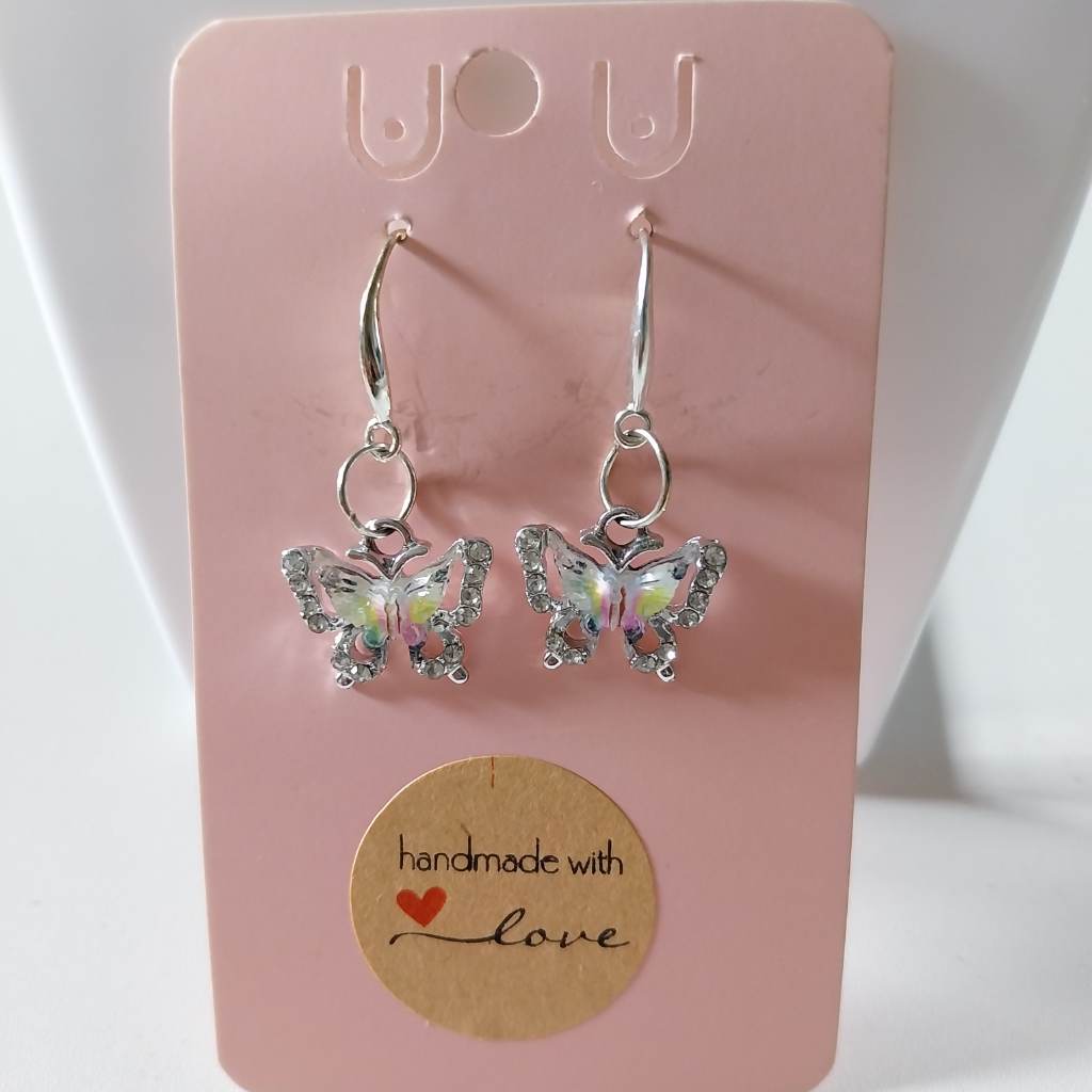Butterfly earrings Handmade