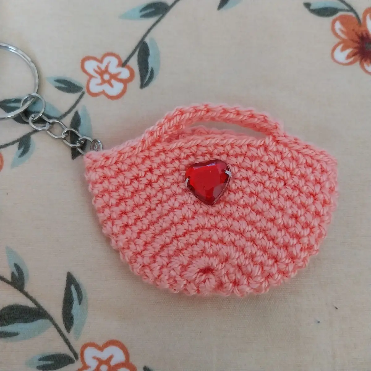 2 handmade keyrings