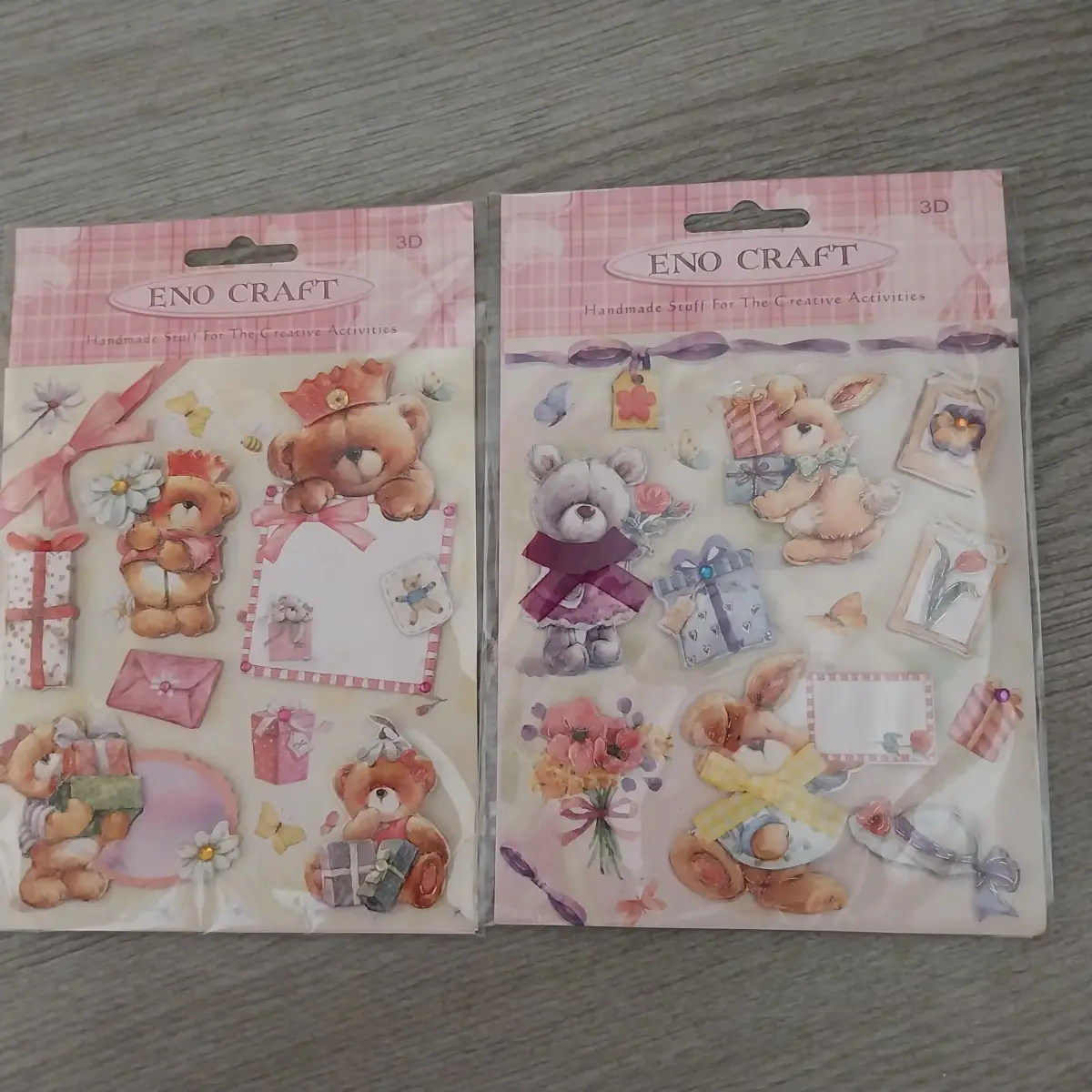 2 x packs of embellishments