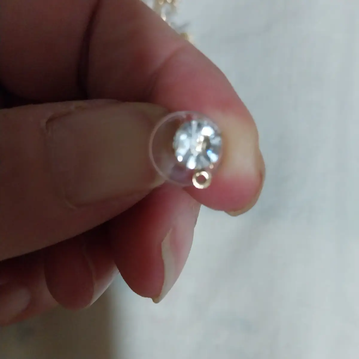 10 x gold coloured earring findings and backs