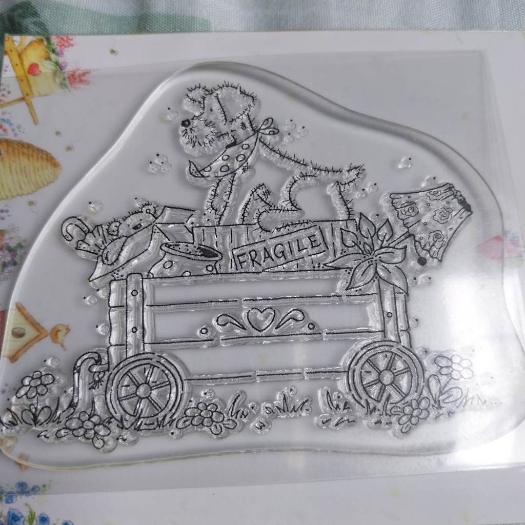 Moving house clear polymer stamp by stampavie