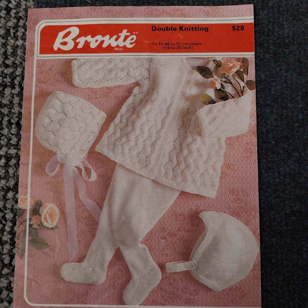 Double knitting pattern coat,leggings, Bonnet, Helmit