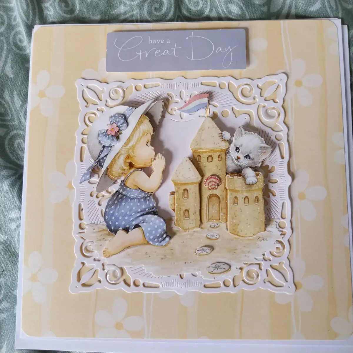 Handmade Birthday card Have a great day