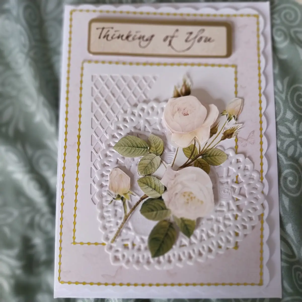 Handmade Thinking of you card
