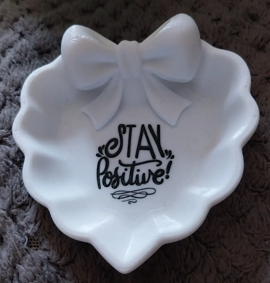 Heart shaped trinket tray