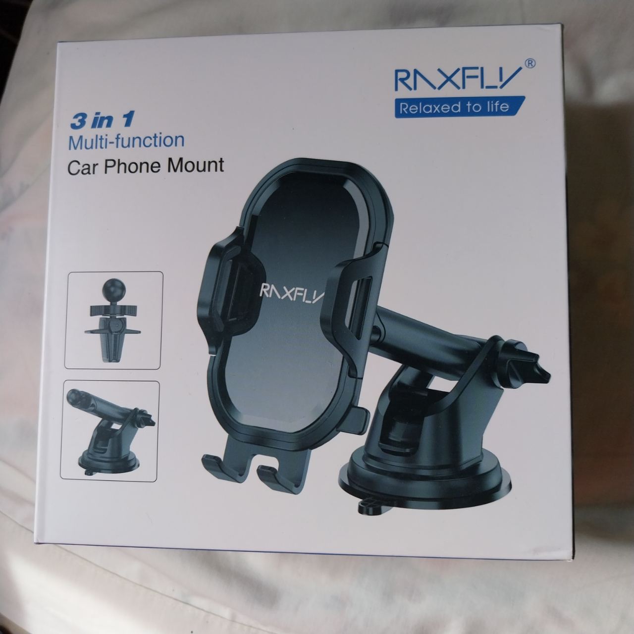 Raxfly 3 in 1 multi function  car phone mount