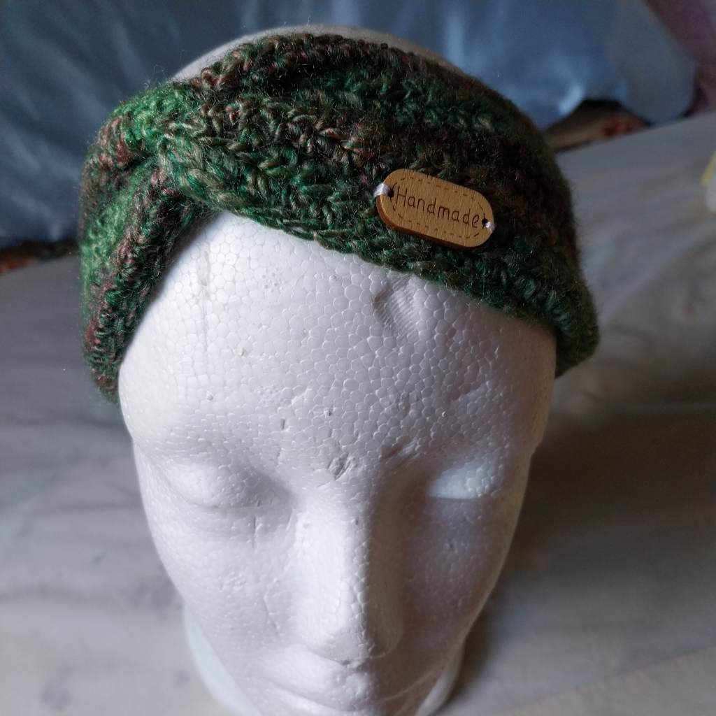 Handmade crochet bandana