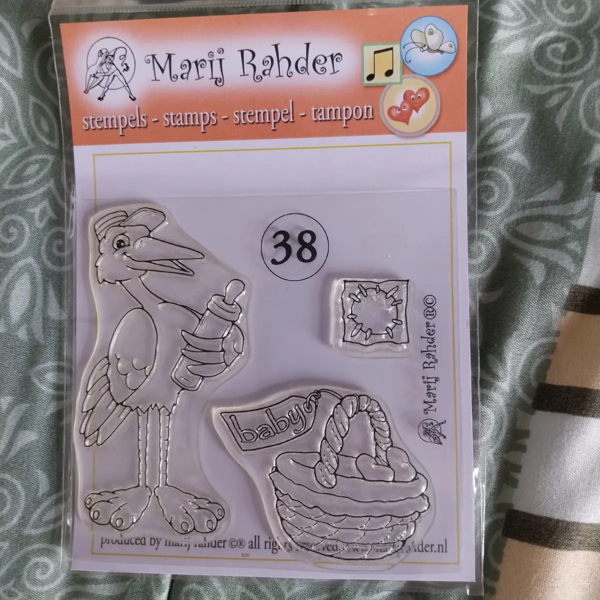 New baby polymer stamps num 38