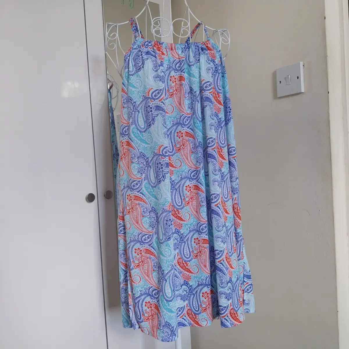Sundress  with plated straps