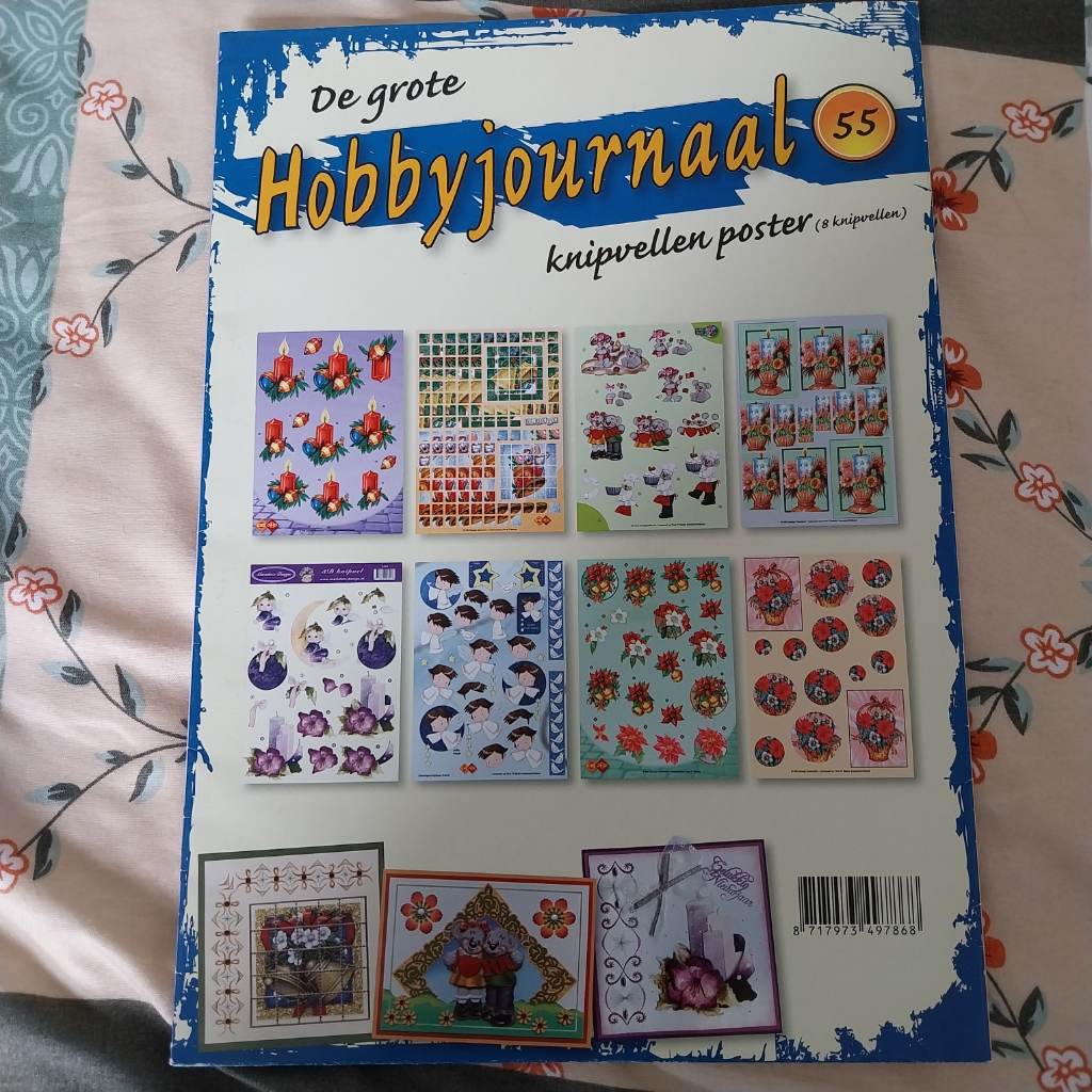 Hobby journaal 55 poster 8 pages 3d decoupage