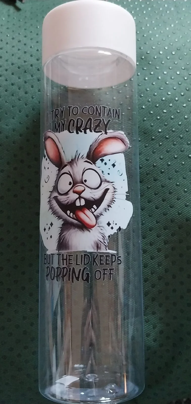 Plastic water bottle
