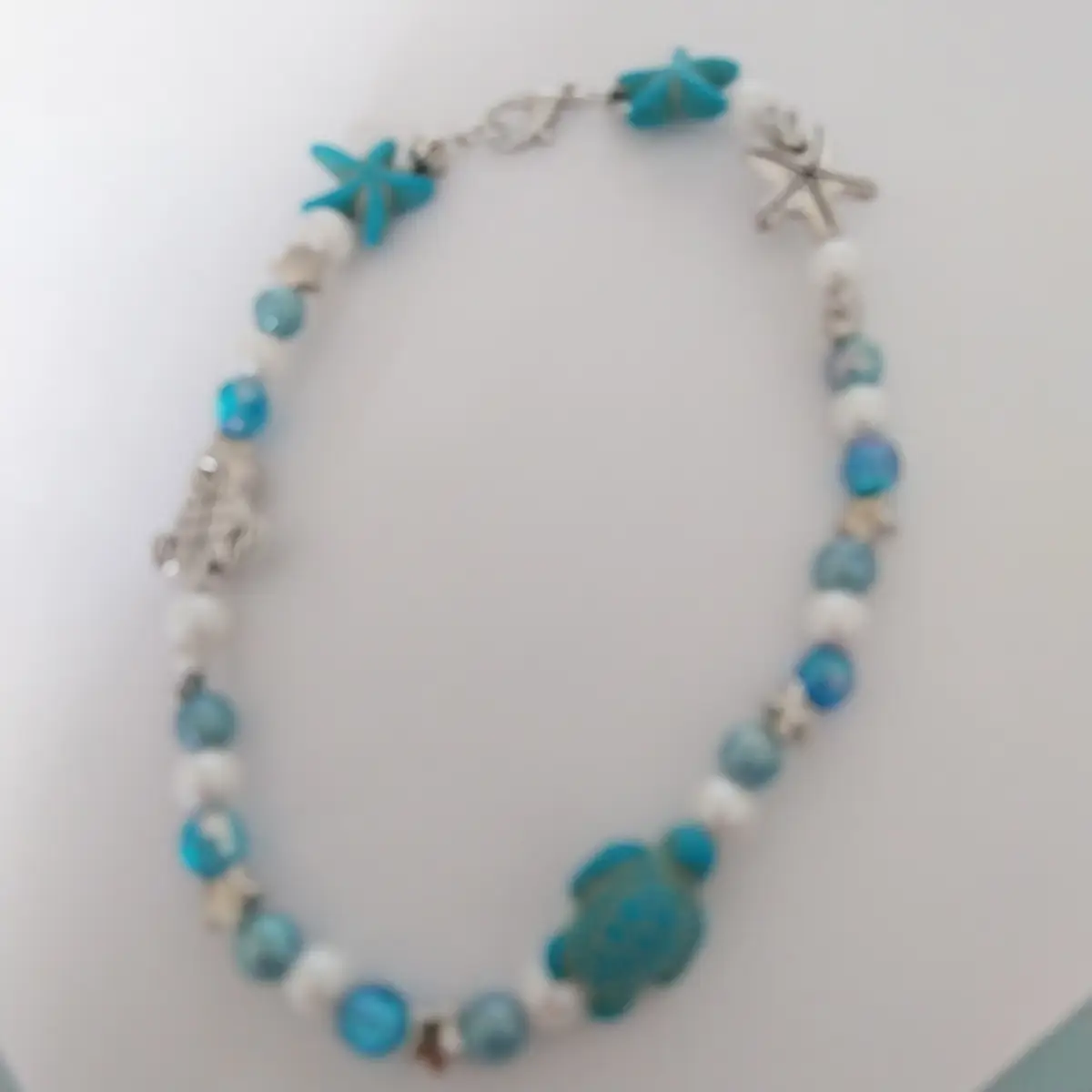Ocean themed ankle bracelet