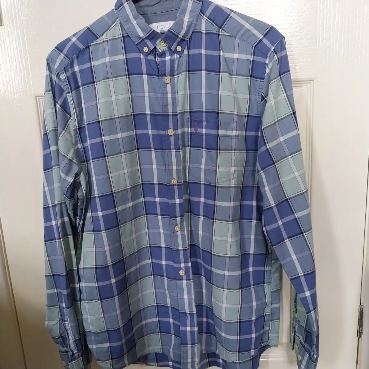 Next checked shirt size m regular fit