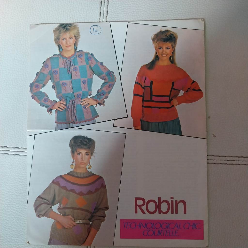 Knitting pattern for 3 jumpers