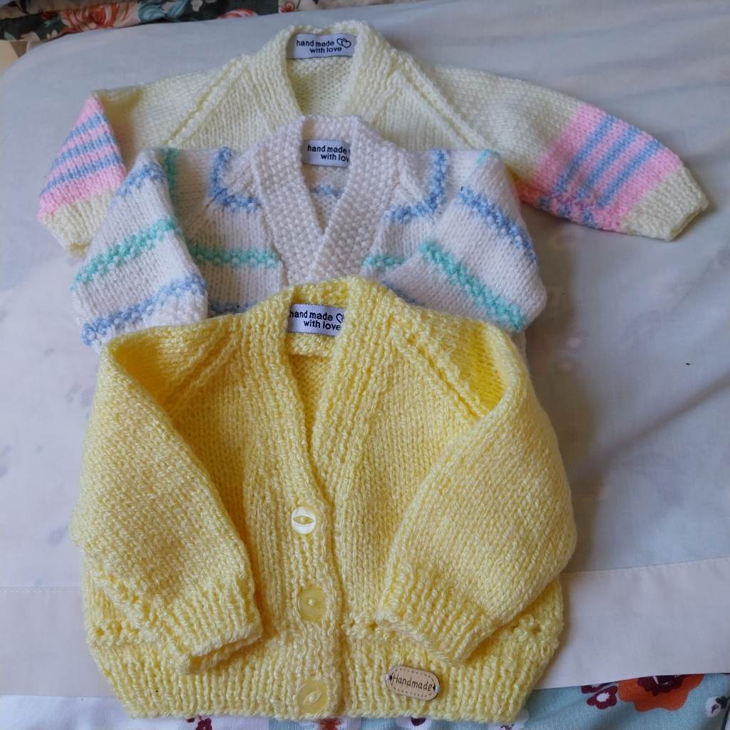 Newborn Baby cardigans x 3