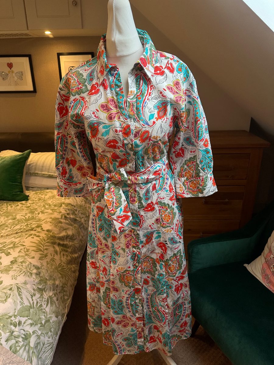 Zara midi shirt dress