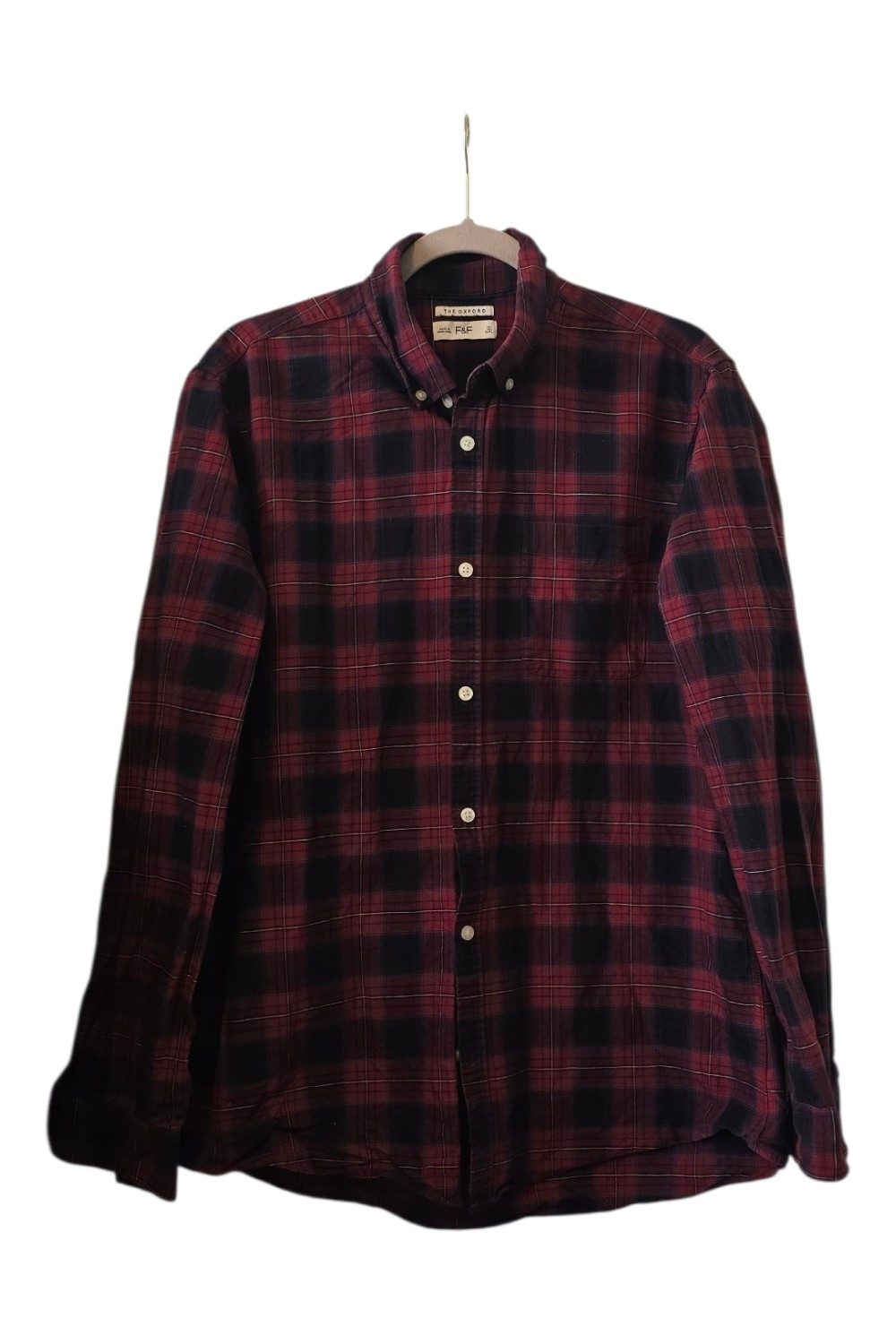 F&F checked long sleeve shirt.