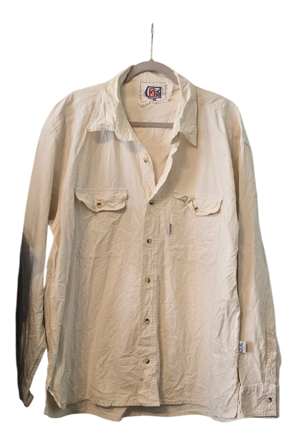 Vintage Deal Cream Utility Shirt