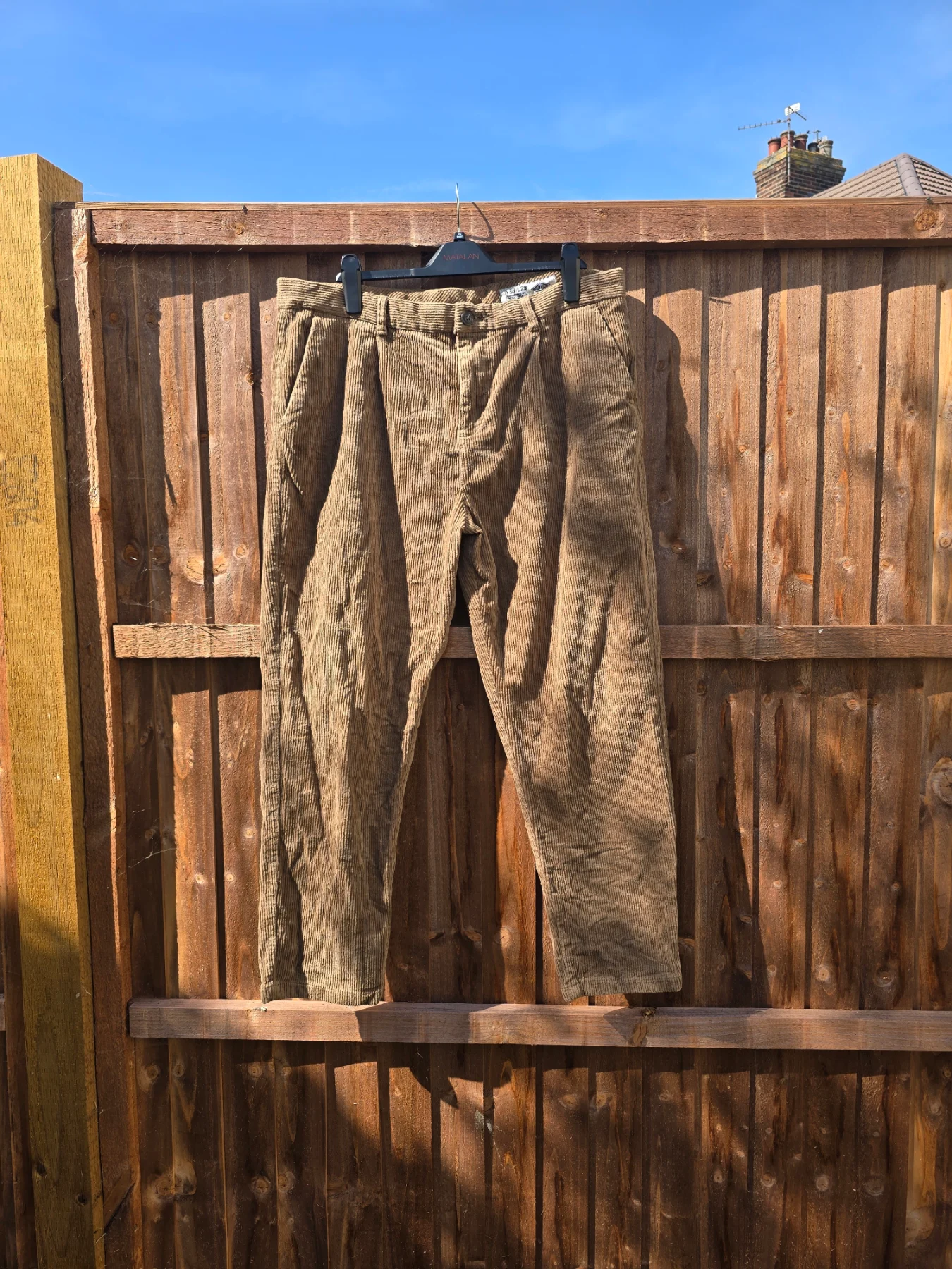 Union Works Tan Corduroy Trousers