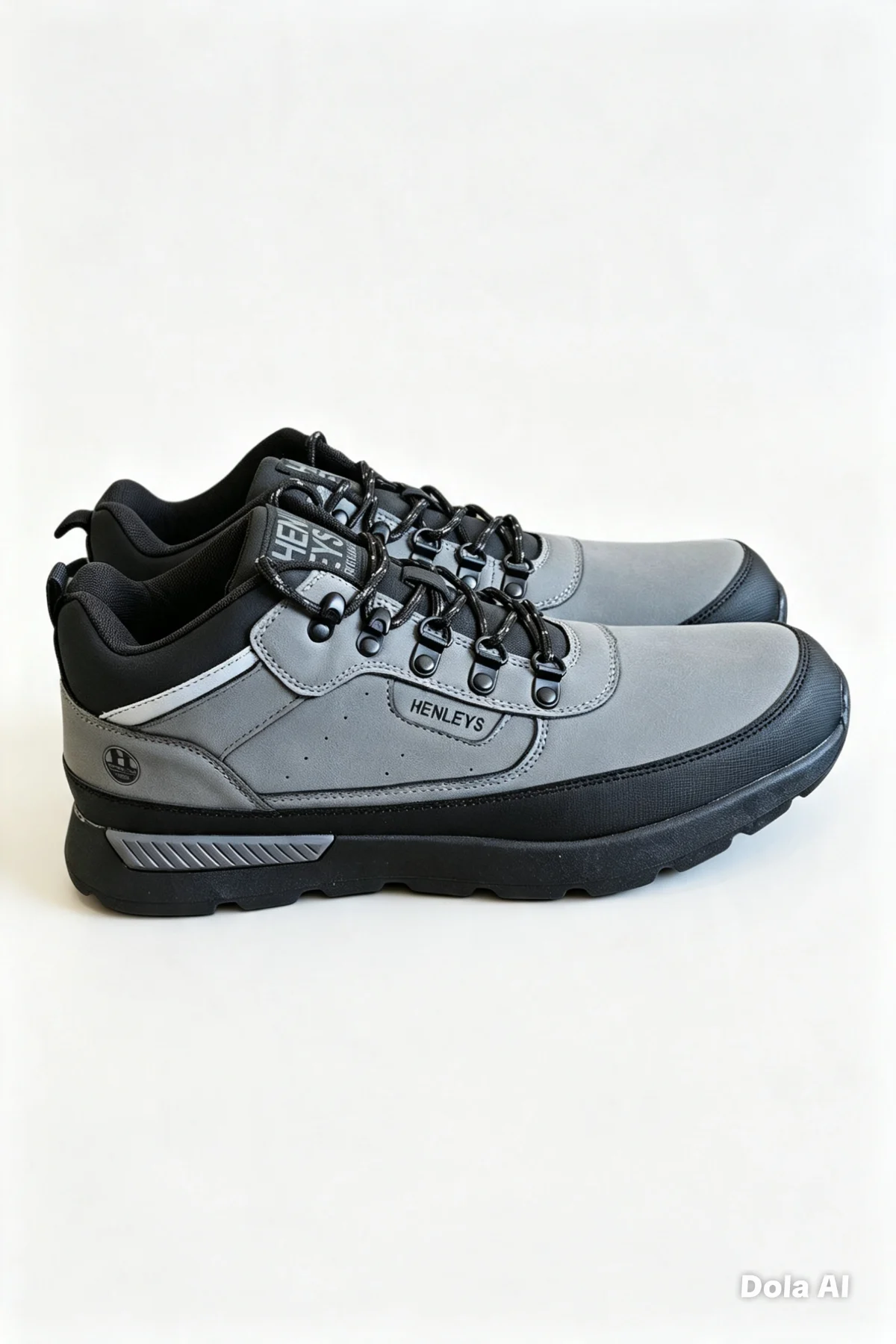 Henleys Originals Grey & Black Walking / Hiking