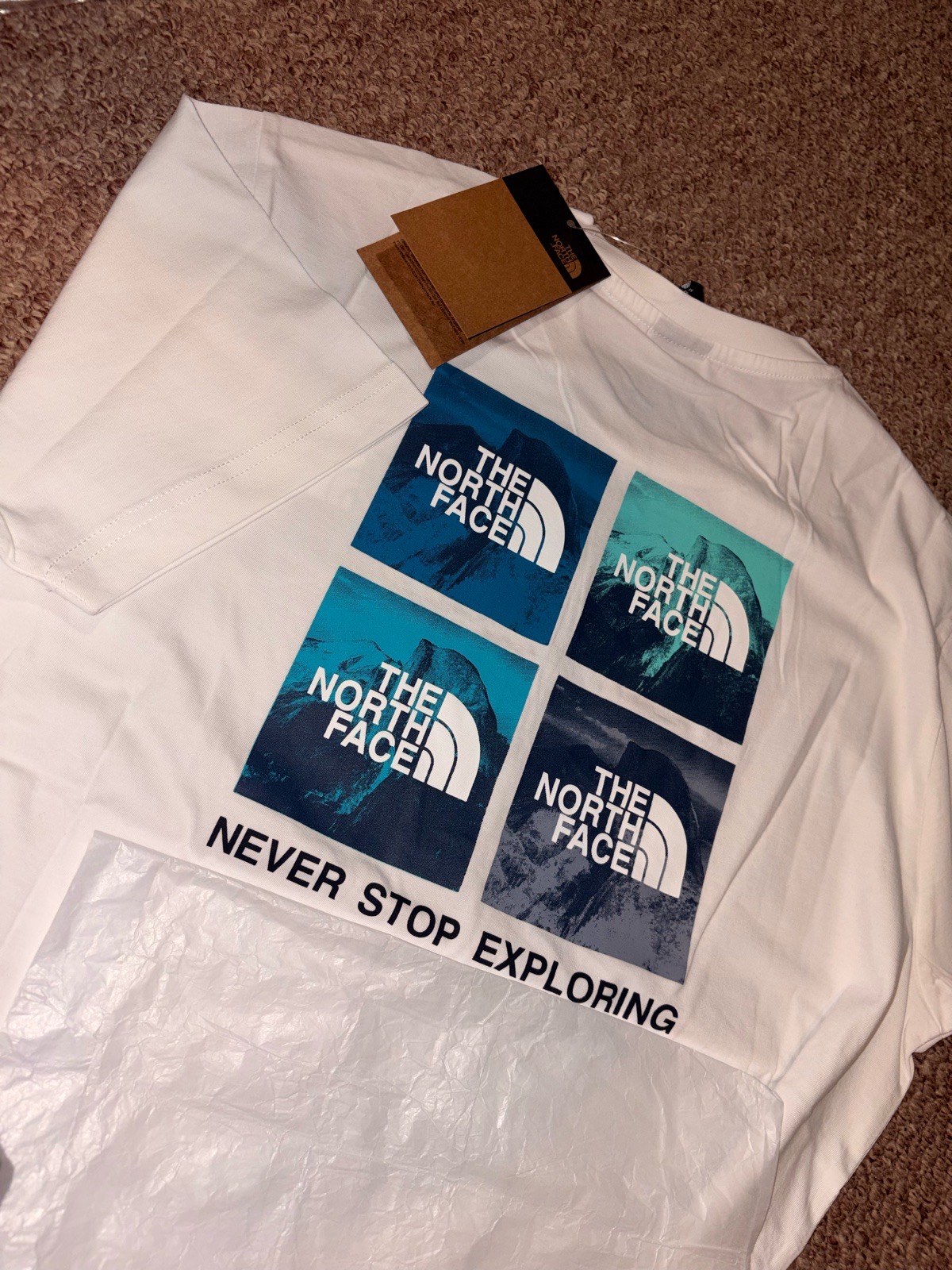 The North Face mountain photo box