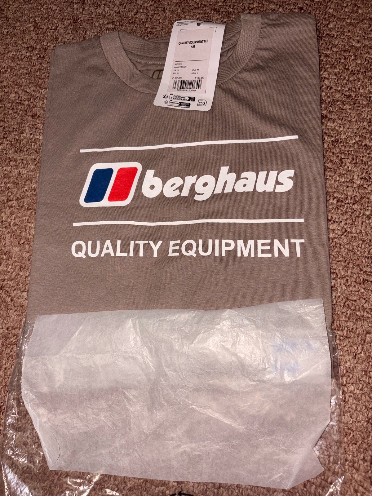 Berghaus quality equipment tee