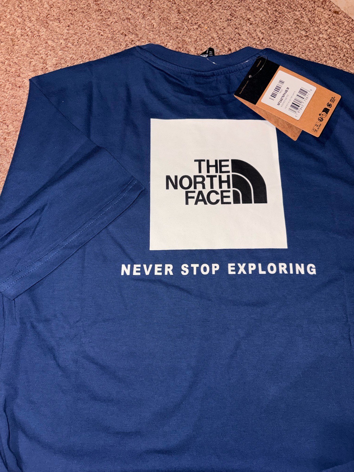 The North Face white box tee