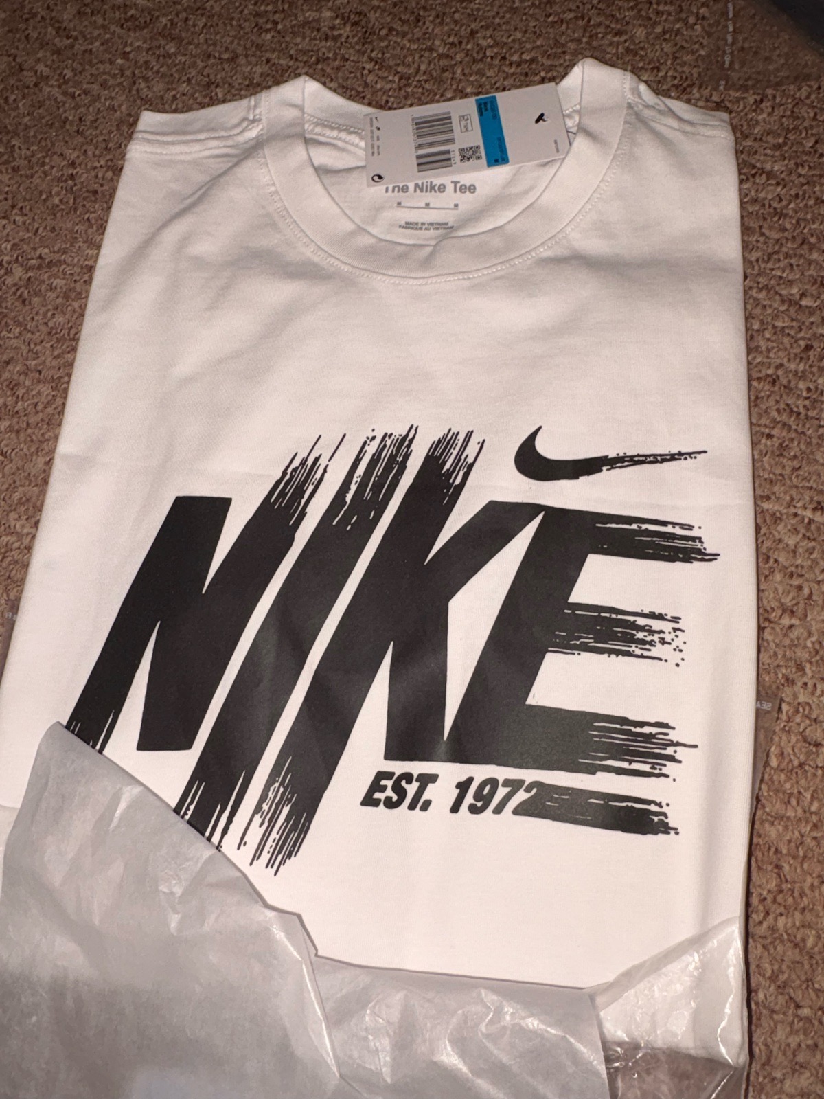 Nike tee (white with black)