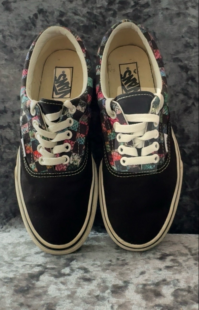 Vans Era Low – Snakeskin Checkerboard (UK Size 6)