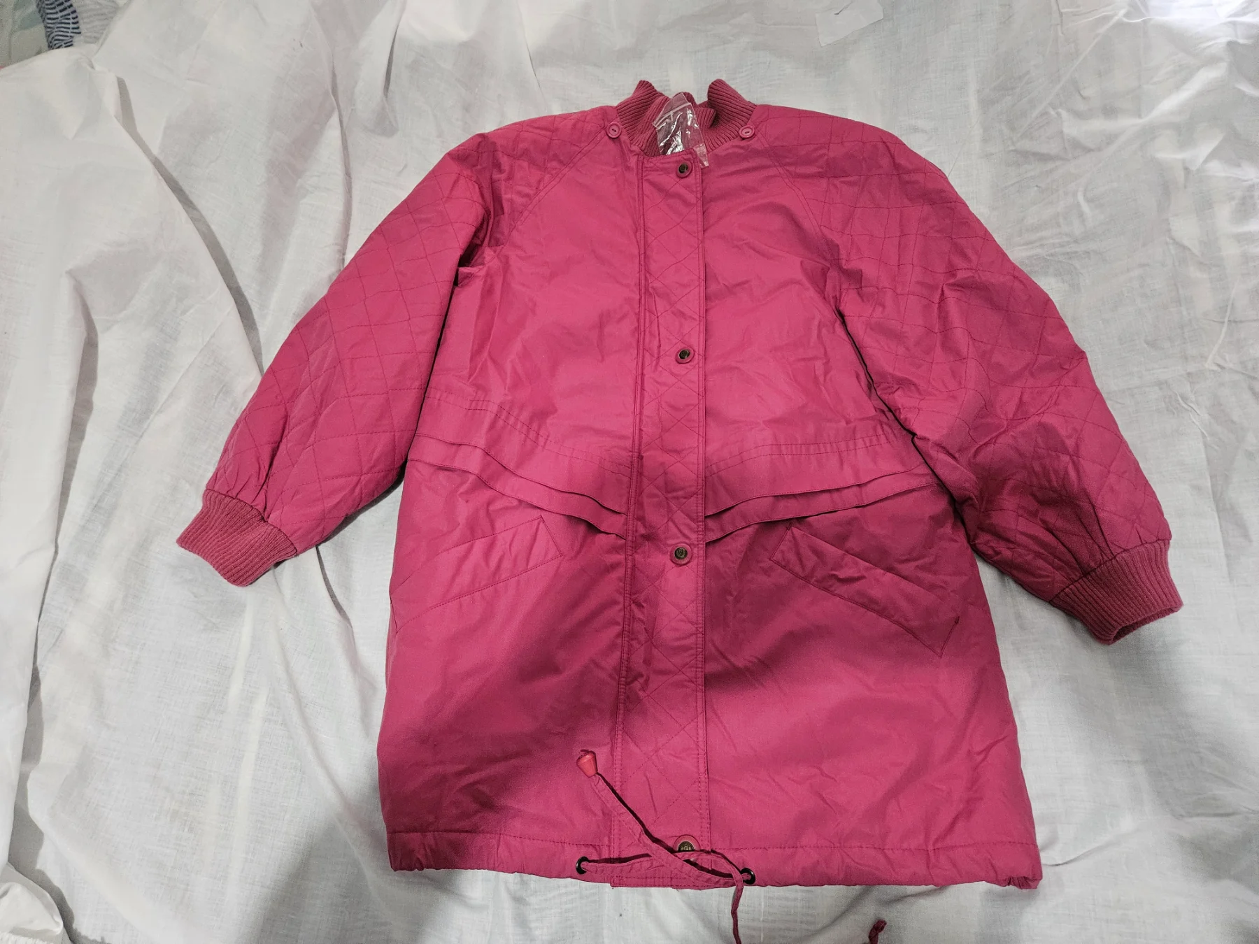 Pink winter coat