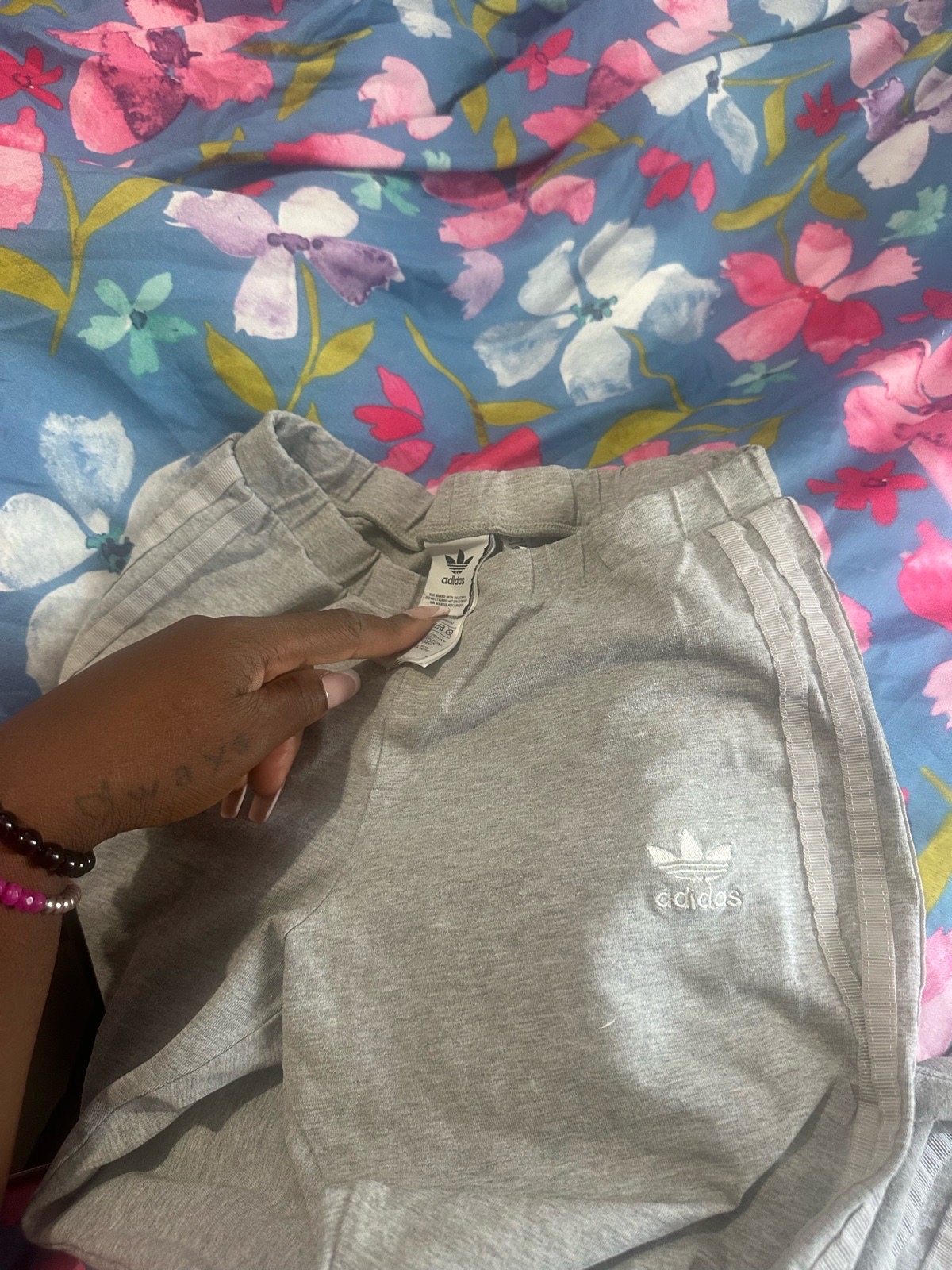 Grey adidas leggings