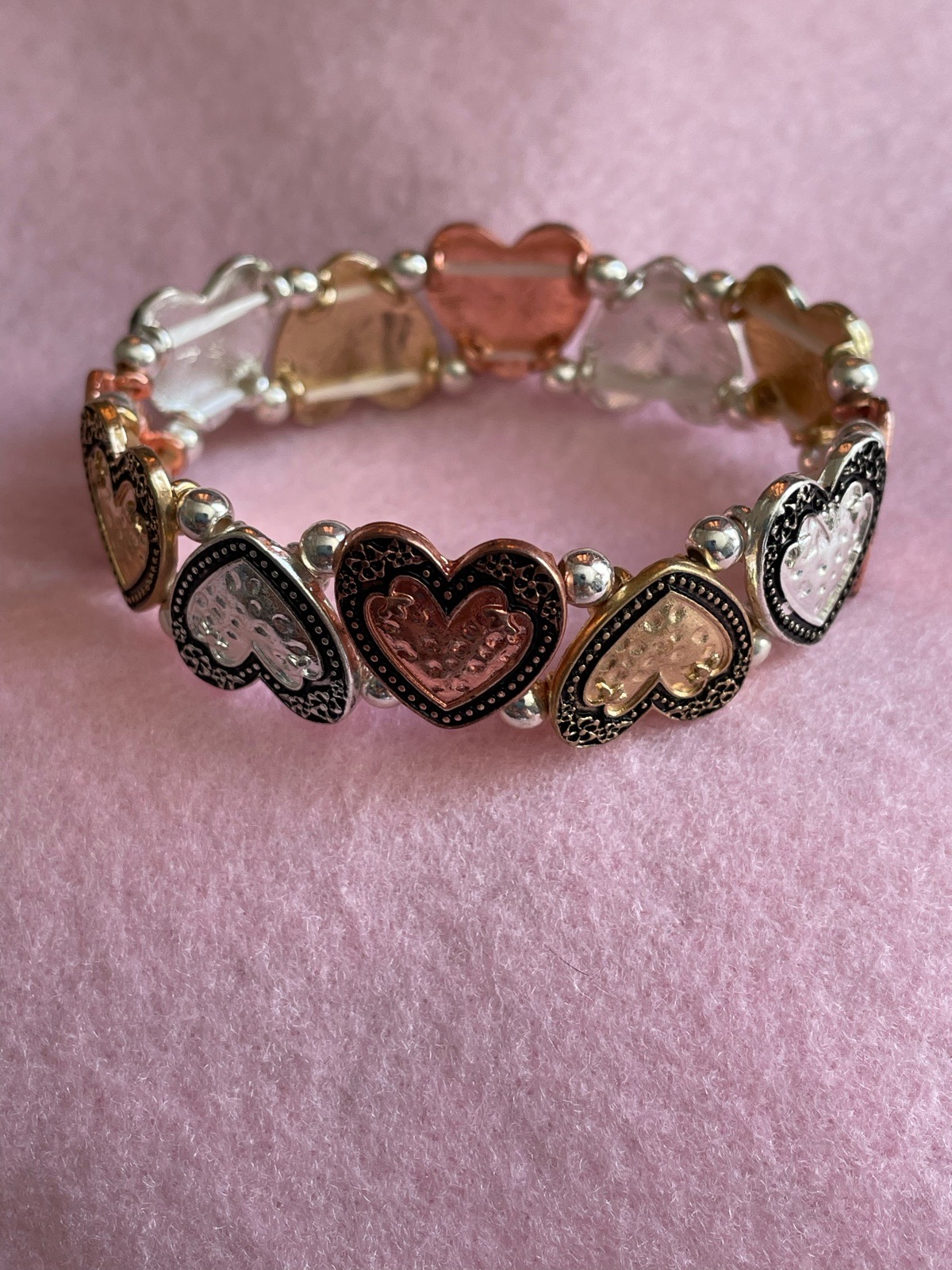 Tricolour “Hearts” Bracelet