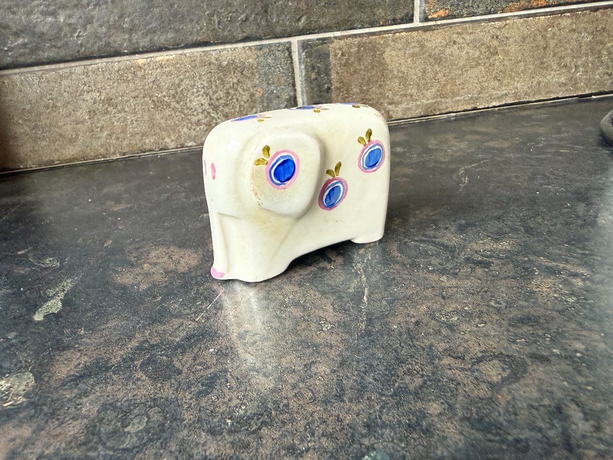 Vintage Ceramic Elephant