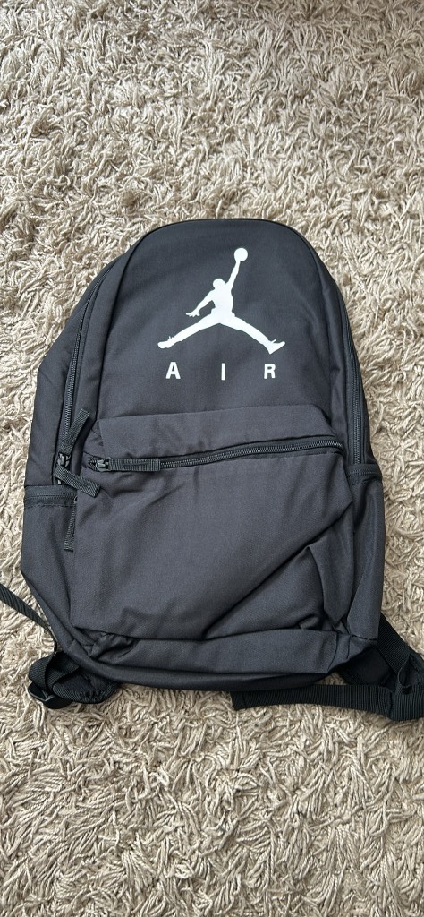 Nike Air Jordan Black Backpack - Classic Logo Design